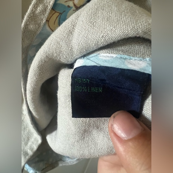 Boden Plus 100% Linen Midi Cream Skirt - Picture 3 of 6